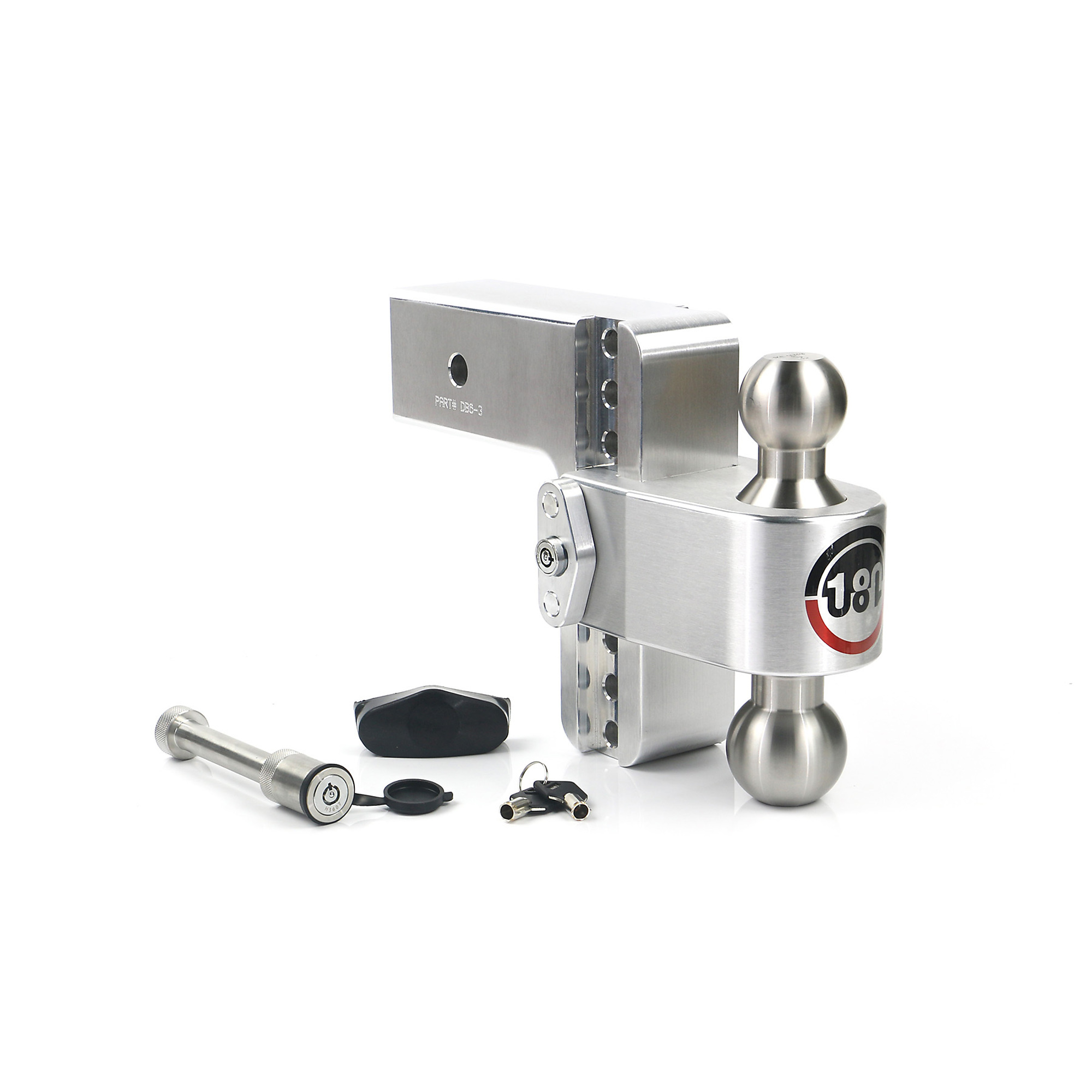 Weigh-Safe 180 Turnover Ball Hitch - 6in. Drop, 3in. Shank, 21000-lb. Gross Towing Weight, Class V, Model# LTB6-3-KA